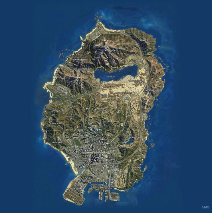 GTA V haritası